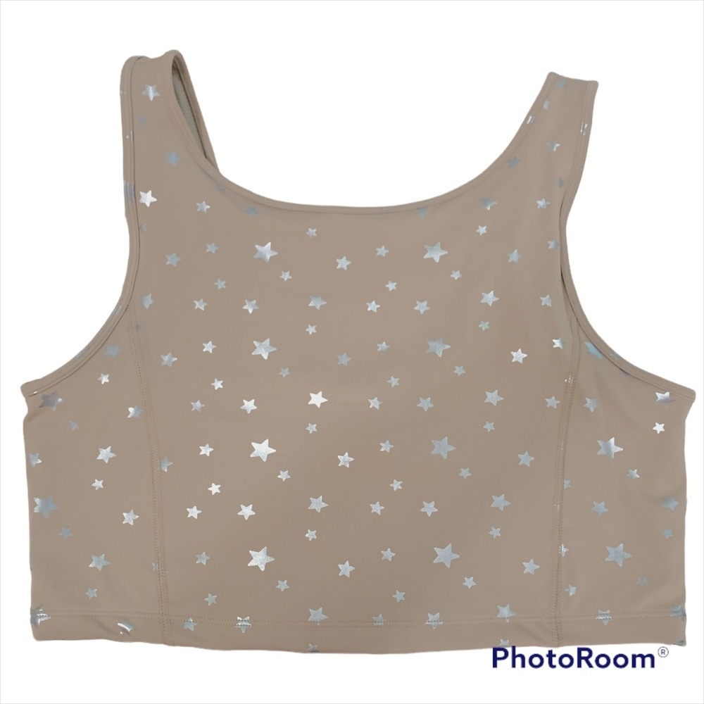 LNanette Lepore Sports Bra With Star Size XL